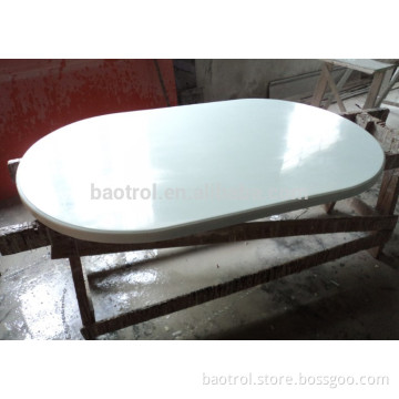 Modern new design colored acrylic chairs with multicolors tea / coffee table